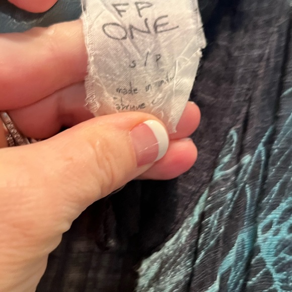 Free people one sheer floral tunic - Picture 3 of 5